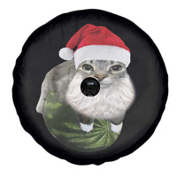 Watermelon Cat Christmas Spare Tire Cover Funny Silly Kitten Meme - Wonder Print Shop