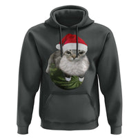 Watermelon Cat Christmas Hoodie Funny Silly Kitten Meme - Wonder Print Shop
