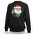 Watermelon Cat Christmas Sweatshirt Funny Silly Kitten Meme - Wonder Print Shop