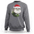 Watermelon Cat Christmas Sweatshirt Funny Silly Kitten Meme - Wonder Print Shop