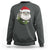 Watermelon Cat Christmas Sweatshirt Funny Silly Kitten Meme - Wonder Print Shop
