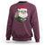 Watermelon Cat Christmas Sweatshirt Funny Silly Kitten Meme - Wonder Print Shop