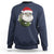 Watermelon Cat Christmas Sweatshirt Funny Silly Kitten Meme - Wonder Print Shop