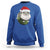 Watermelon Cat Christmas Sweatshirt Funny Silly Kitten Meme - Wonder Print Shop