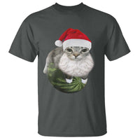 Watermelon Cat Christmas T Shirt Funny Silly Kitten Meme - Wonder Print Shop
