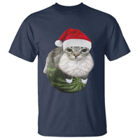 Watermelon Cat Christmas T Shirt Funny Silly Kitten Meme - Wonder Print Shop