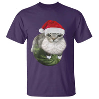 Watermelon Cat Christmas T Shirt Funny Silly Kitten Meme - Wonder Print Shop