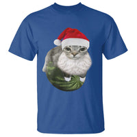Watermelon Cat Christmas T Shirt Funny Silly Kitten Meme - Wonder Print Shop