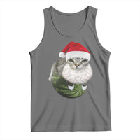 Watermelon Cat Christmas Tank Top Funny Silly Kitten Meme - Wonder Print Shop