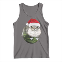 Watermelon Cat Christmas Tank Top Funny Silly Kitten Meme - Wonder Print Shop