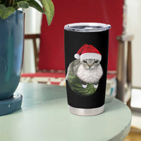 Watermelon Cat Christmas Tumbler Cup Funny Silly Kitten Meme - Wonder Print Shop