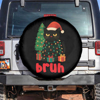 Funny Cat Bruh Christmas Spare Tire Cover Silly Meme Kitty Xmas - Wonder Print Shop