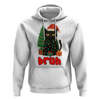 Funny Cat Bruh Christmas Hoodie Silly Meme Kitty Xmas - Wonder Print Shop