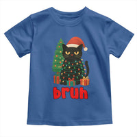Funny Cat Bruh Christmas Toddler T Shirt Silly Meme Kitty Xmas - Wonder Print Shop