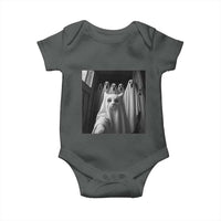 Funny Ghost Cat Halloween Meme Baby Onesie - Wonder Print Shop