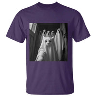 Funny Ghost Cat Halloween Meme T Shirt - Wonder Print Shop