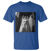 Funny Ghost Cat Halloween Meme T Shirt - Wonder Print Shop