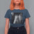 Funny Ghost Cat Halloween Meme T Shirt For Women - Wonder Print Shop