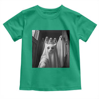 Funny Ghost Cat Halloween Meme Toddler T Shirt - Wonder Print Shop