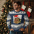 Funny Cat Drinking Wine Xmas Ugly Christmas Sweater - Wonder Print Shop