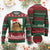 Funny Cat Drinking Wine Xmas Ugly Christmas Sweater - Wonder Print Shop