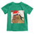 Funny Cat Drinking Wine Christmas Toddler T Shirt - Wonder Print Shop