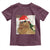 Funny Cat Drinking Wine Christmas Toddler T Shirt - Wonder Print Shop