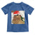 Funny Cat Drinking Wine Christmas Toddler T Shirt - Wonder Print Shop