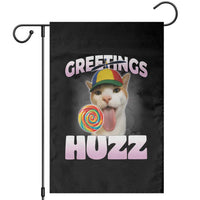Funny Cat Meme Garden Flag Greetings Huzz - Wonder Print Shop