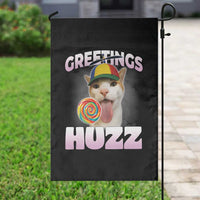 Funny Cat Meme Garden Flag Greetings Huzz - Wonder Print Shop