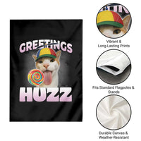 Funny Cat Meme Garden Flag Greetings Huzz - Wonder Print Shop