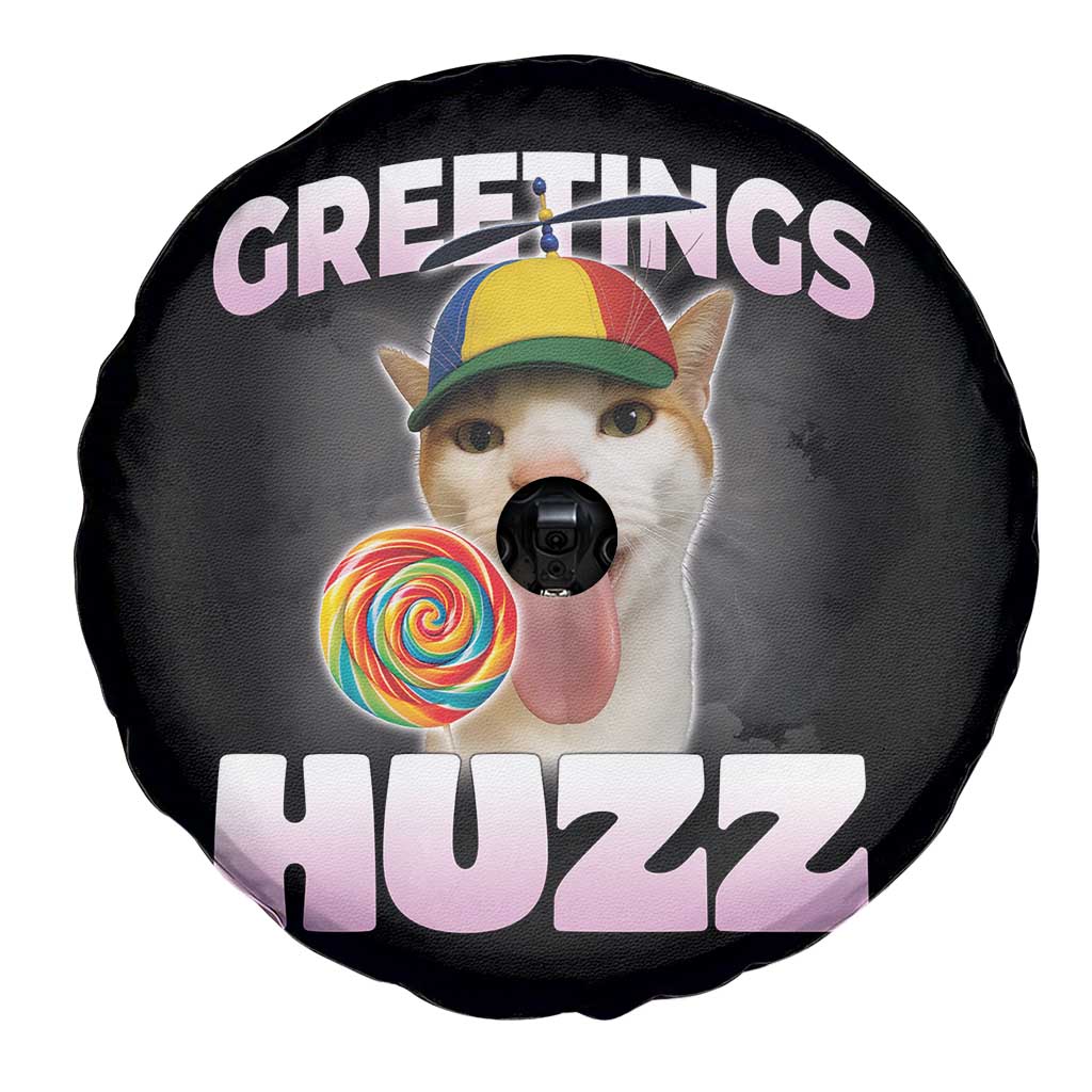 Funny Cat Meme Spare Tire Cover Greetings Huzz - Wonder Print Shop