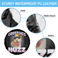 Funny Cat Meme Spare Tire Cover Greetings Huzz - Wonder Print Shop