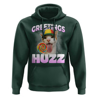 Funny Cat Meme Hoodie Greetings Huzz - Wonder Print Shop