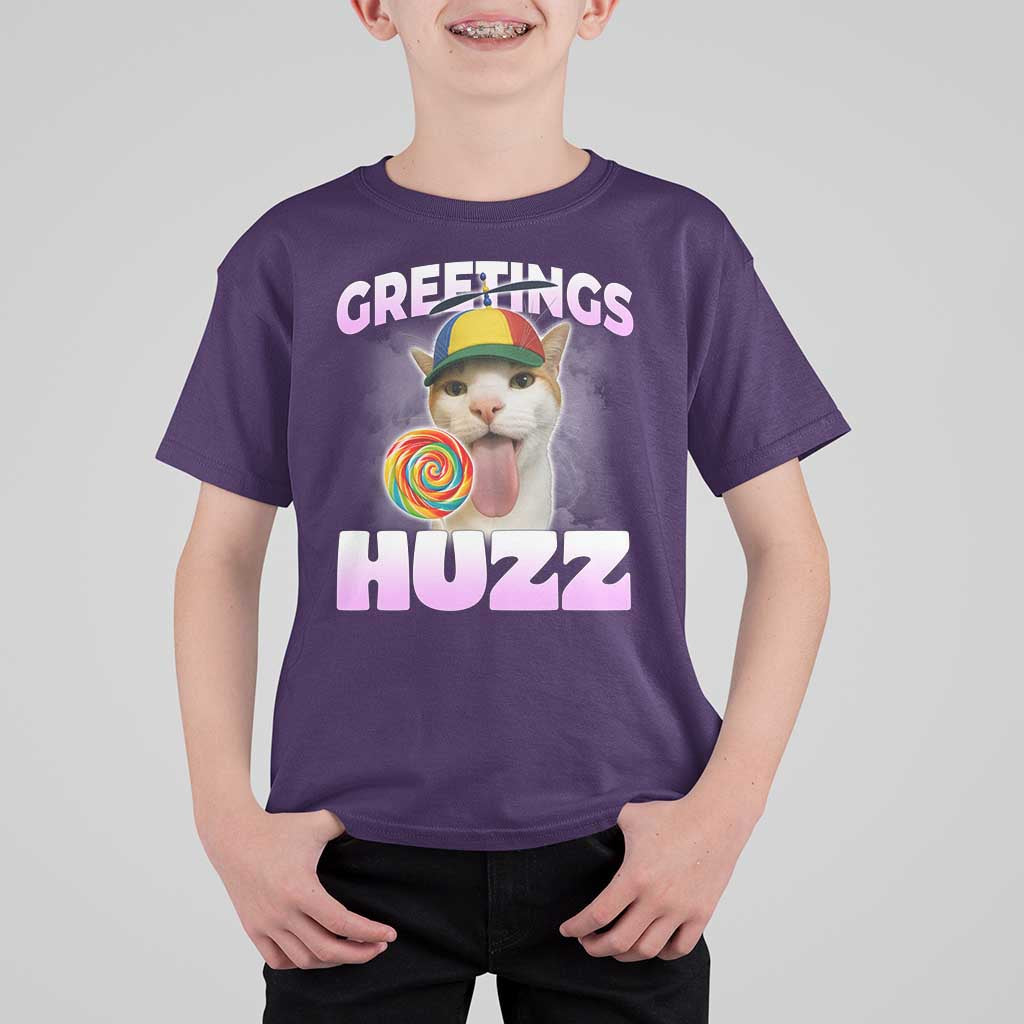 Funny Cat Meme T Shirt For Kid Greetings Huzz - Wonder Print Shop