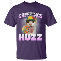 Funny Cat Meme T Shirt Greetings Huzz - Wonder Print Shop