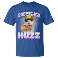 Funny Cat Meme T Shirt Greetings Huzz - Wonder Print Shop