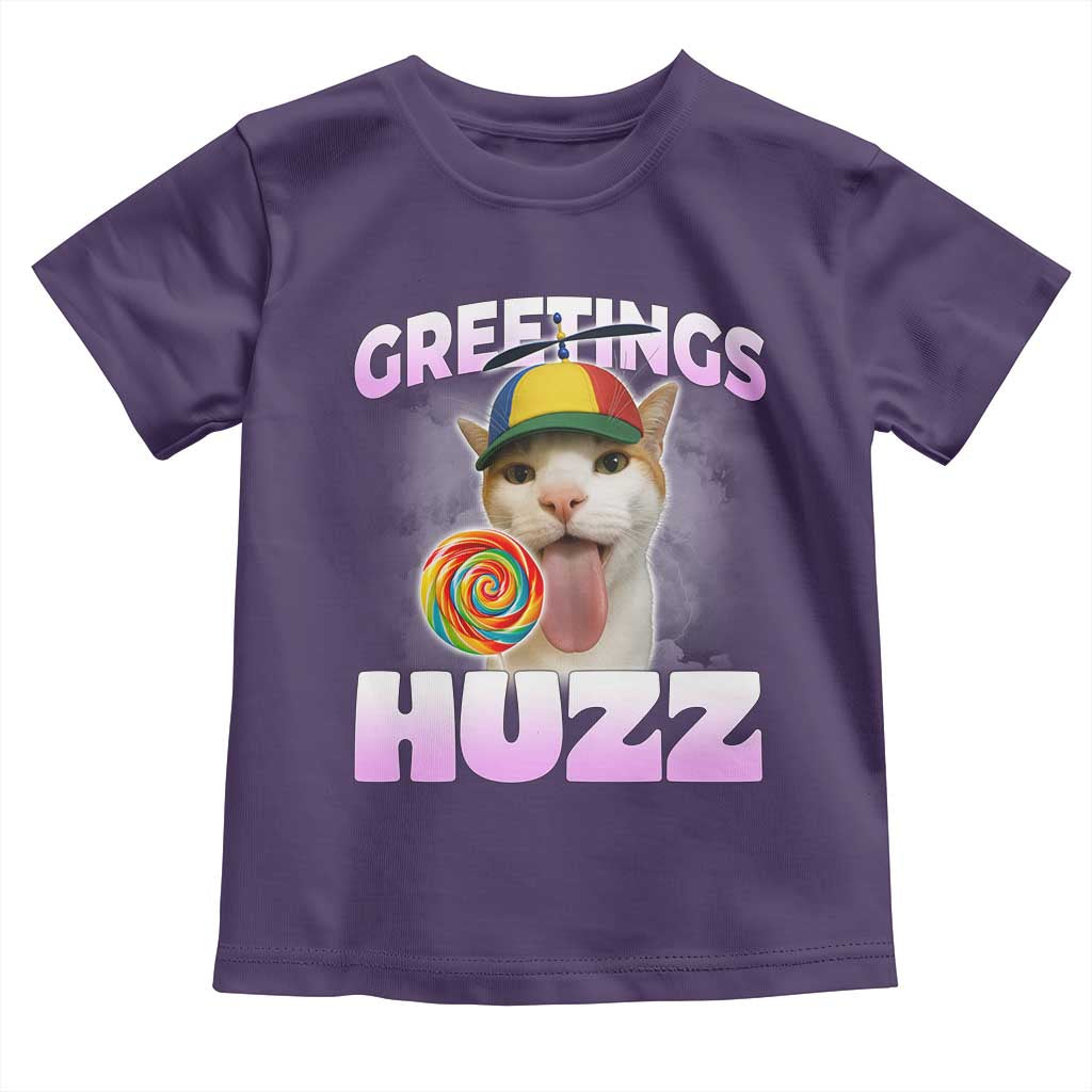 Funny Cat Meme Toddler T Shirt Greetings Huzz - Wonder Print Shop