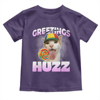 Funny Cat Meme Toddler T Shirt Greetings Huzz - Wonder Print Shop