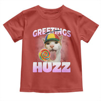 Funny Cat Meme Toddler T Shirt Greetings Huzz - Wonder Print Shop