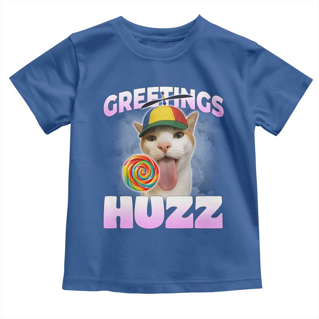 Funny Cat Meme Toddler T Shirt Greetings Huzz - Wonder Print Shop