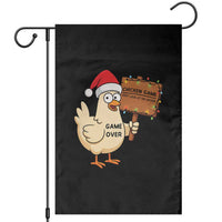 Chicken Game Christmas Garden Flag Funny Do Not Look At The Chicken - Wonder Print Shop