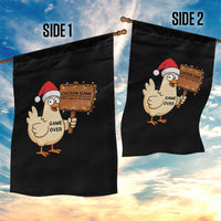 Chicken Game Christmas Garden Flag Funny Do Not Look At The Chicken - Wonder Print Shop
