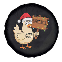 Chicken Game Christmas Spare Tire Cover Funny Do Not Look At The Chicken - Wonder Print Shop