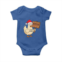 Chicken Game Christmas Baby Onesie Funny Do Not Look At The Chicken - Wonder Print Shop