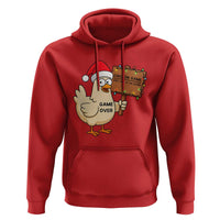 Chicken Game Christmas Hoodie Funny Do Not Look At The Chicken - Wonder Print Shop