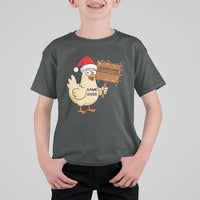 Chicken Game Christmas T Shirt For Kid Funny Do Not Look At The Chicken - Wonder Print Shop