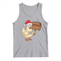 Chicken Game Christmas Tank Top Funny Do Not Look At The Chicken - Wonder Print Shop