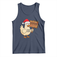 Chicken Game Christmas Tank Top Funny Do Not Look At The Chicken - Wonder Print Shop