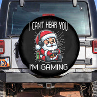 Funny Santa Gamer Christmas Spare Tire Cover I Can Not Hear You I Am Gaming - Wonder Print Shop